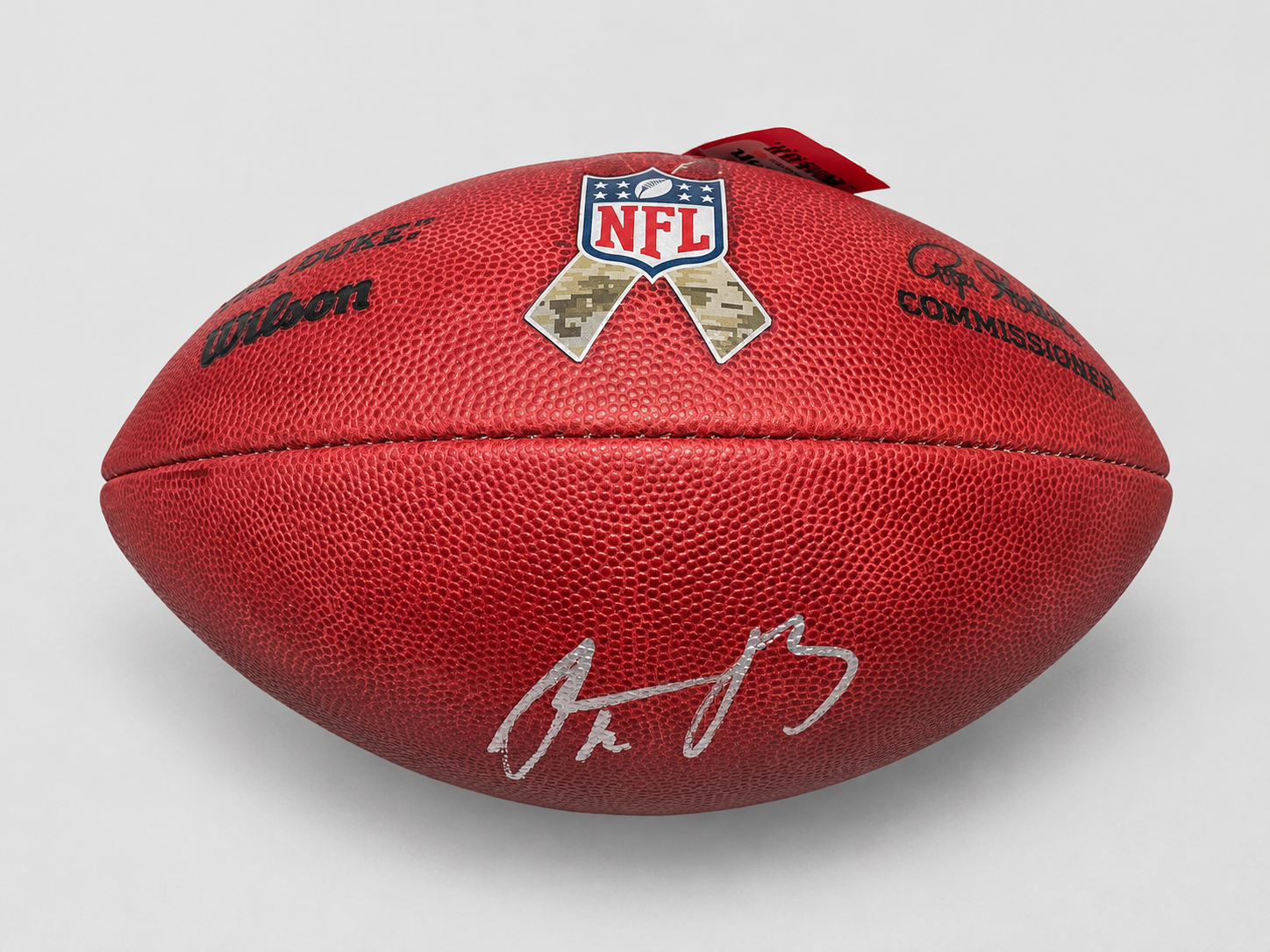 Aaron Rodgers Signed Wilson "The Duke" NFL Salute to Service Football Fanatics Authenticated