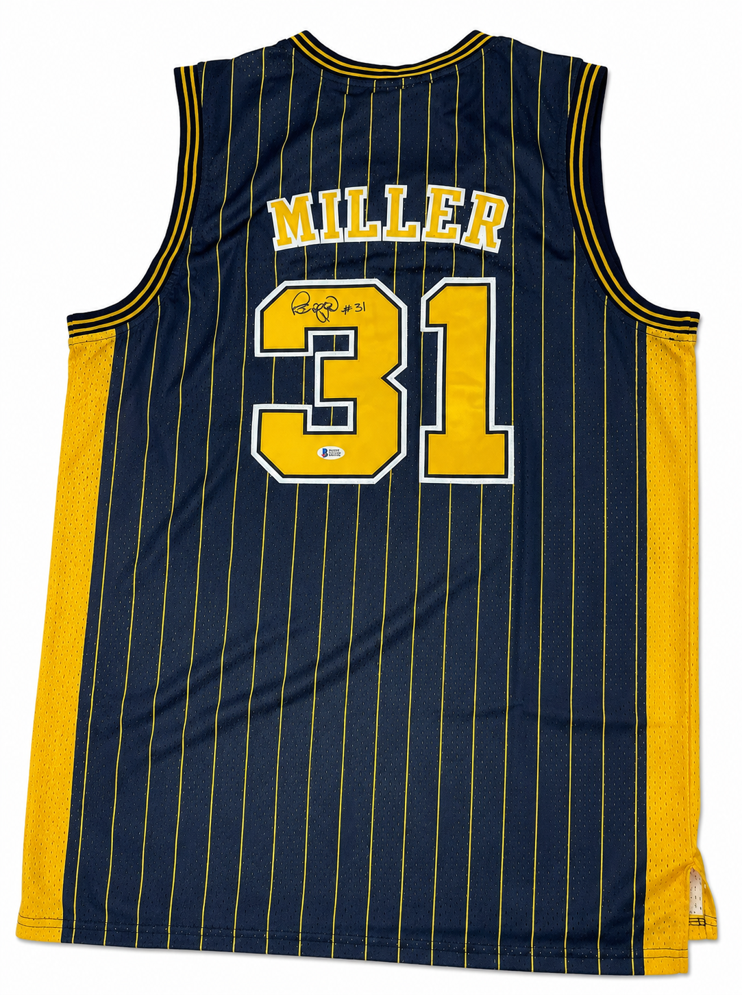 Raggie Miller Signed Jersey Indiana COA