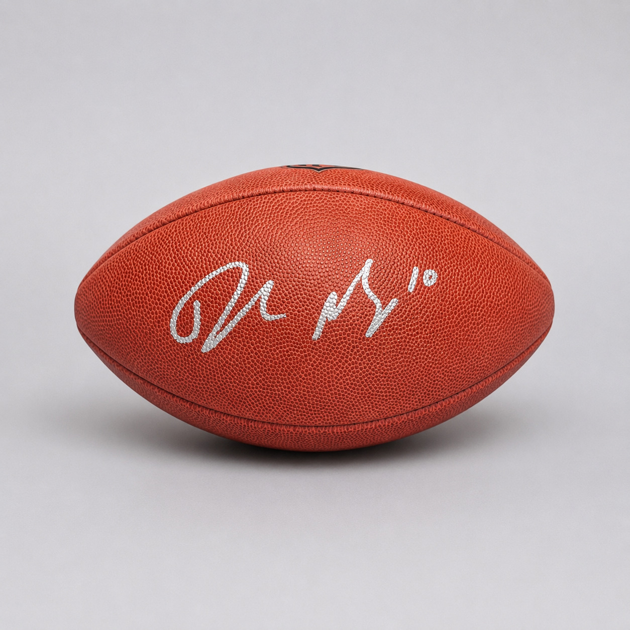 Drake Maye Signed Autographed The Duke Football Ball Fanatics COA