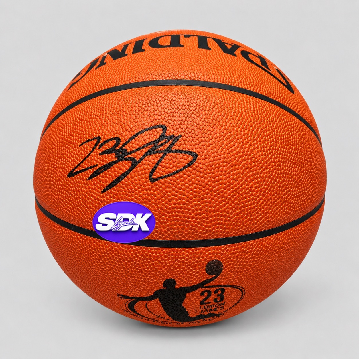 LeBron James Signed ROY 04 43/123 Limited Edition Basketball UDA COA