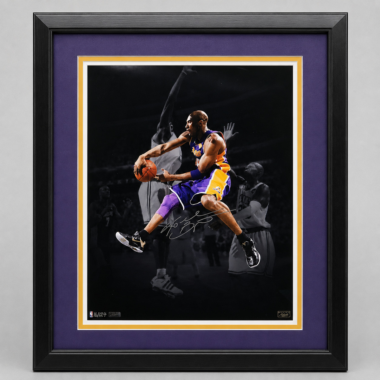 Kobe Bryant 16x24 Limited Edition Photo Hand Signed Panini COA