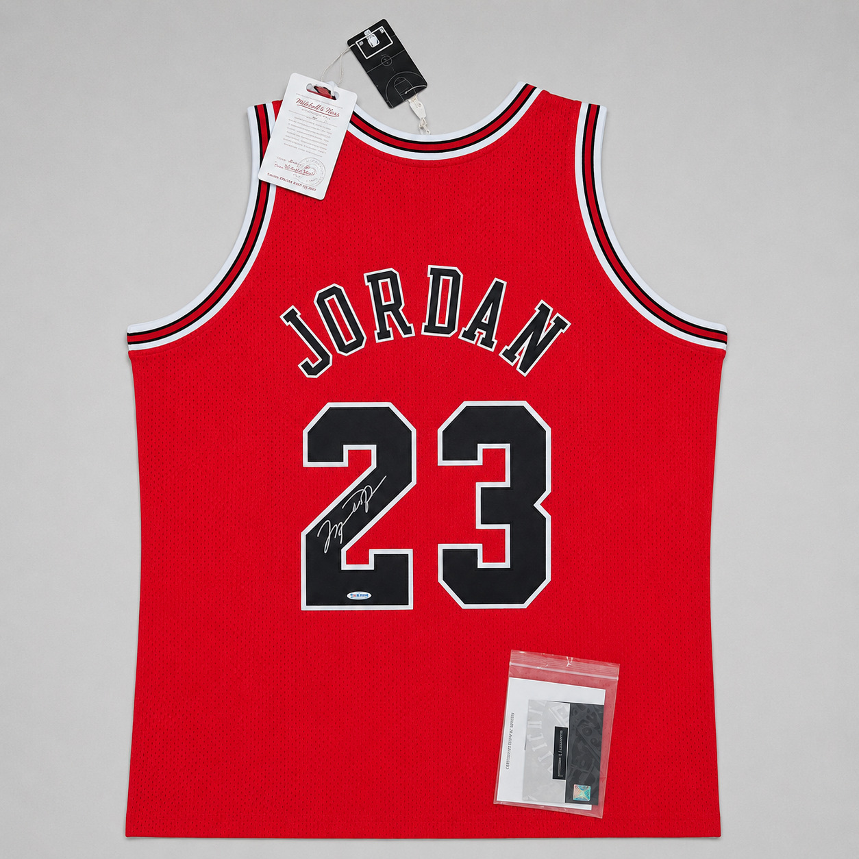Michael Jordan Chicago Bulls Jersey Hand Signed UDA COA