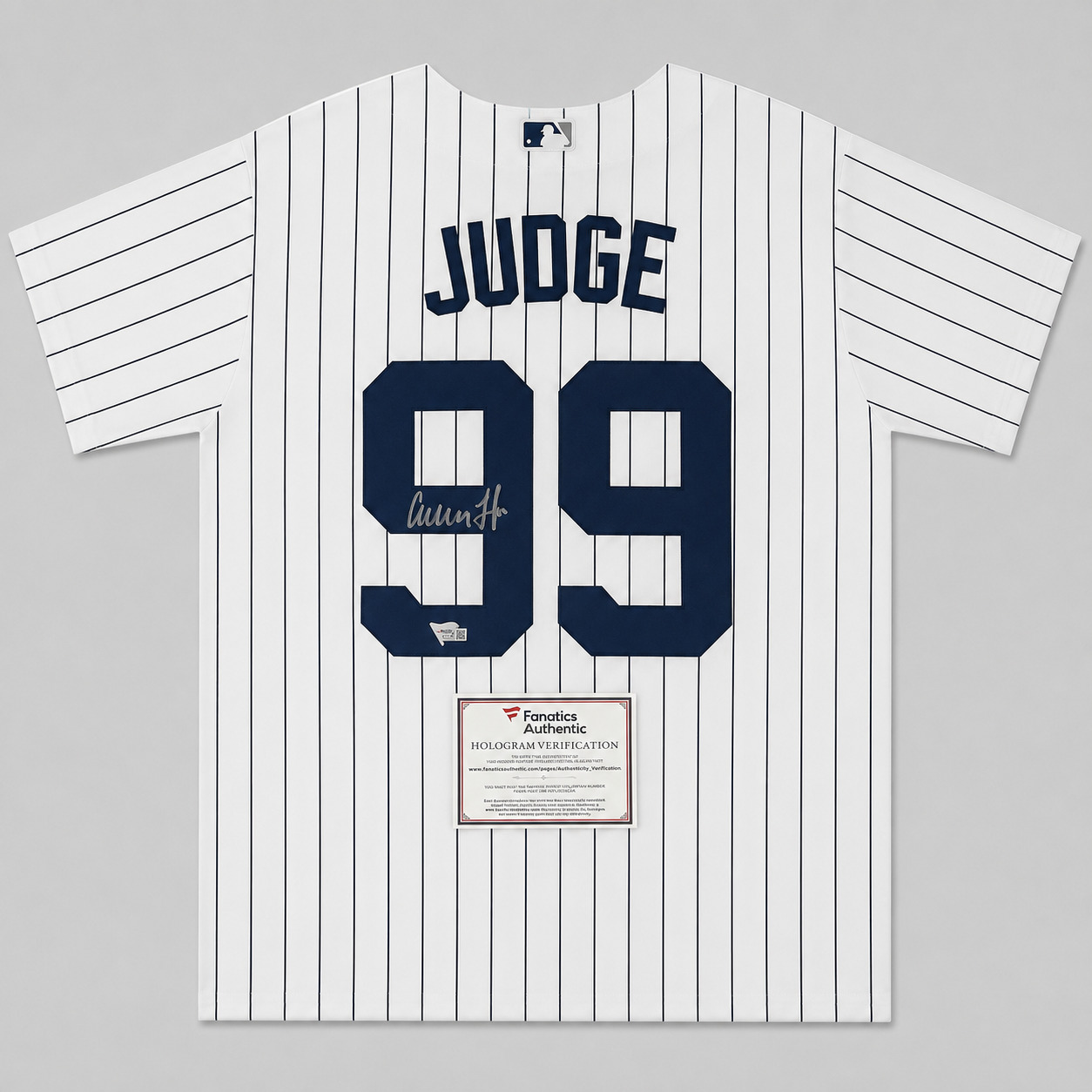Aaron Judge Yankees Jersey Hand Signed Fanatics COA
