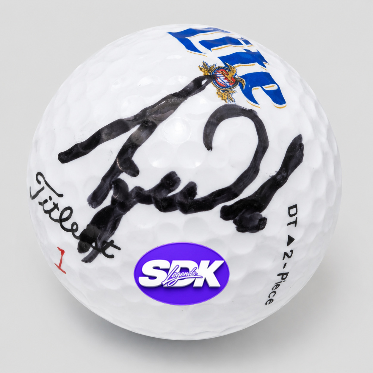 Tiger Woods Signed Golf Ball BAS COA