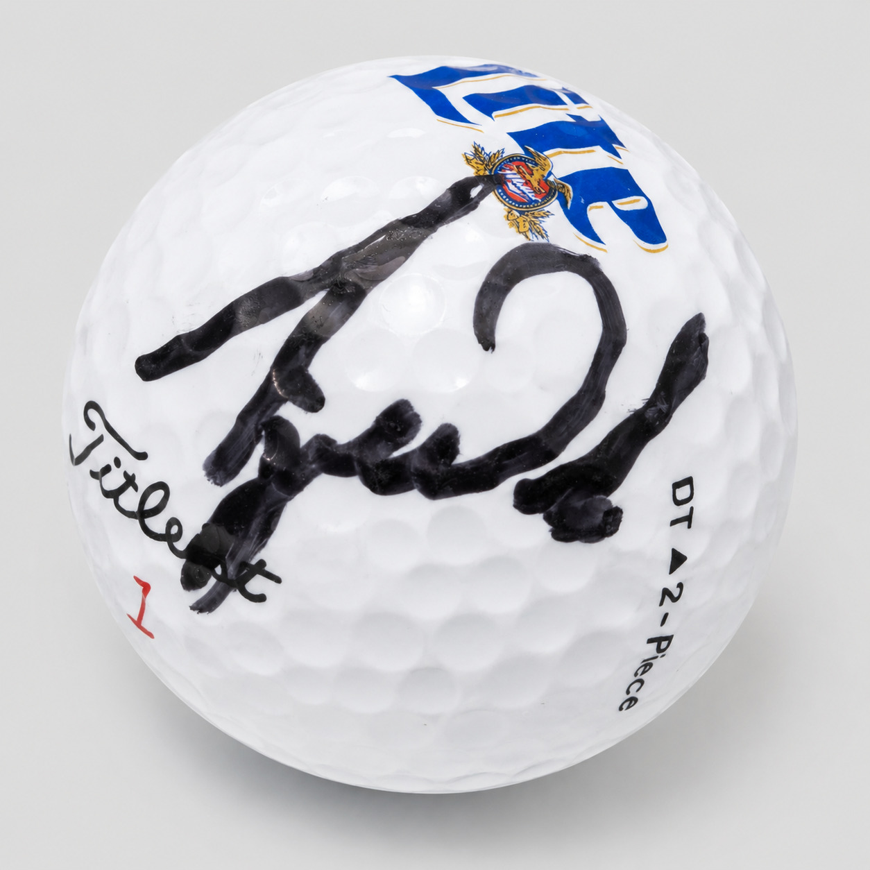 Tiger Woods Hand Signed Golf Ball Beckett Letter of Authenticity