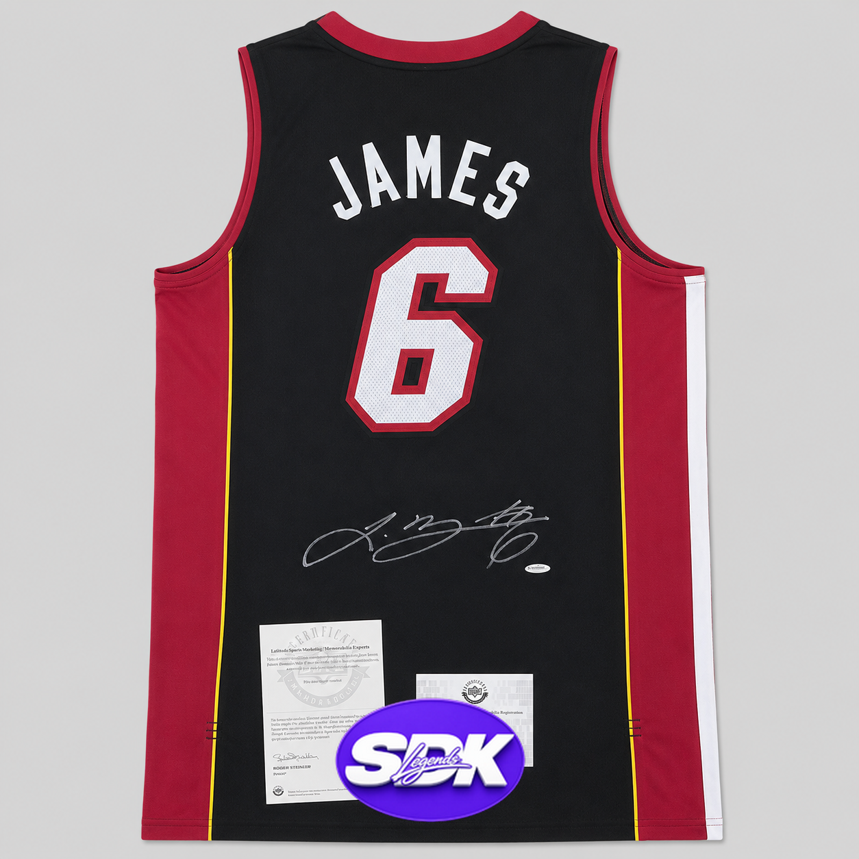 LeBron James Signed Miami Heat Jersey UDA COA