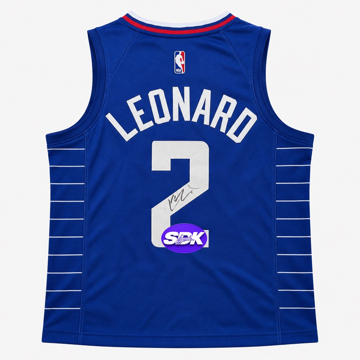 Kawhi Leonard Signed Los Angeles Clippers Jersey PSA COA