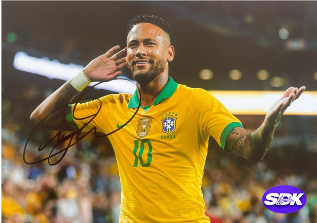 Neymar Jr. Signed Photo PSA COA