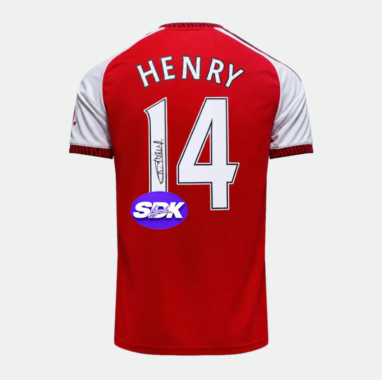 Thierry Henry Signed Jersey