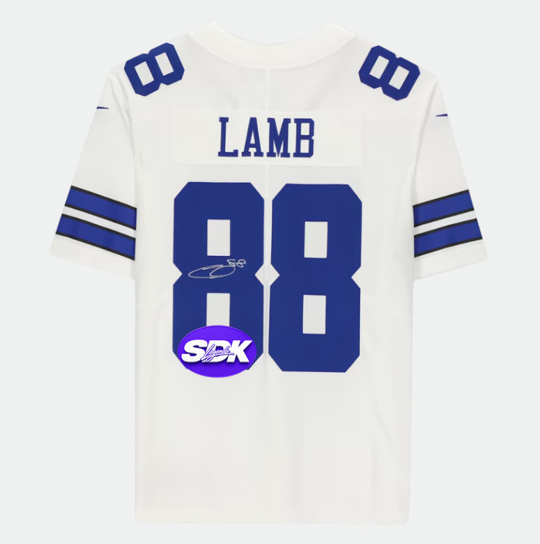 CeeDee Lamb Signed Dallas Cowboys Jersey JSA COA