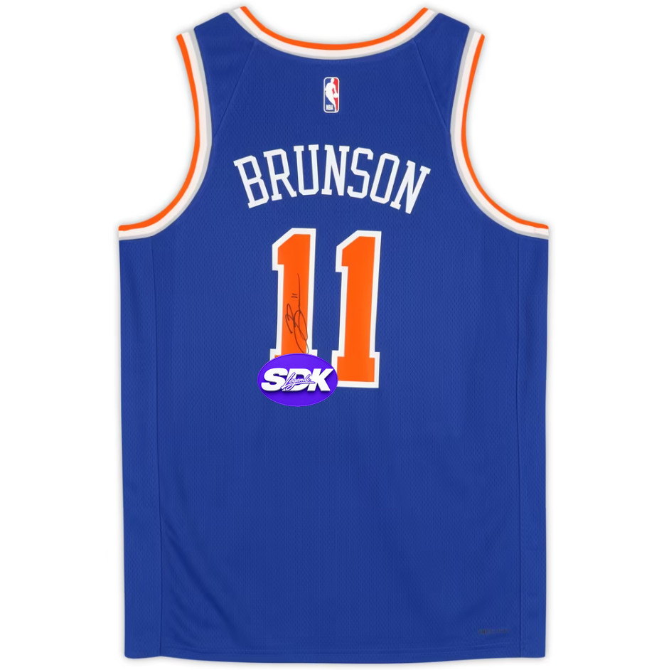 Jalen Brunson Signed New York Knicks Jersey Fanatics COA