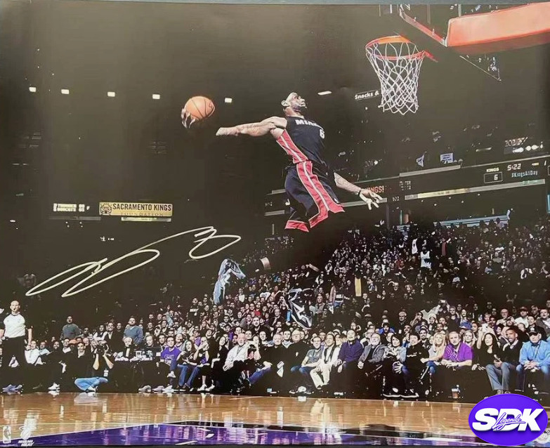 LeBron James Signed Photo UDA COA
