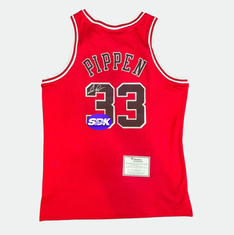 Scottie Pippen Signed Chicago Bulls Jersey Fanatics COA