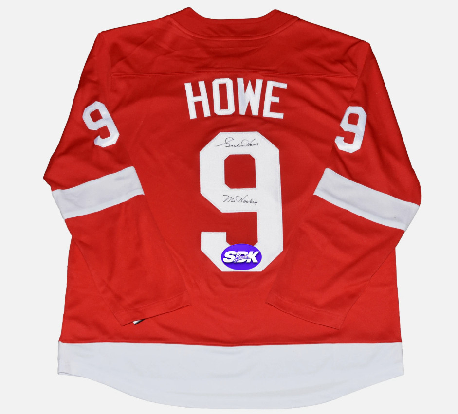 Gordie Howe Signed 2004 Detroit Red Wings Jersey BAS COA
