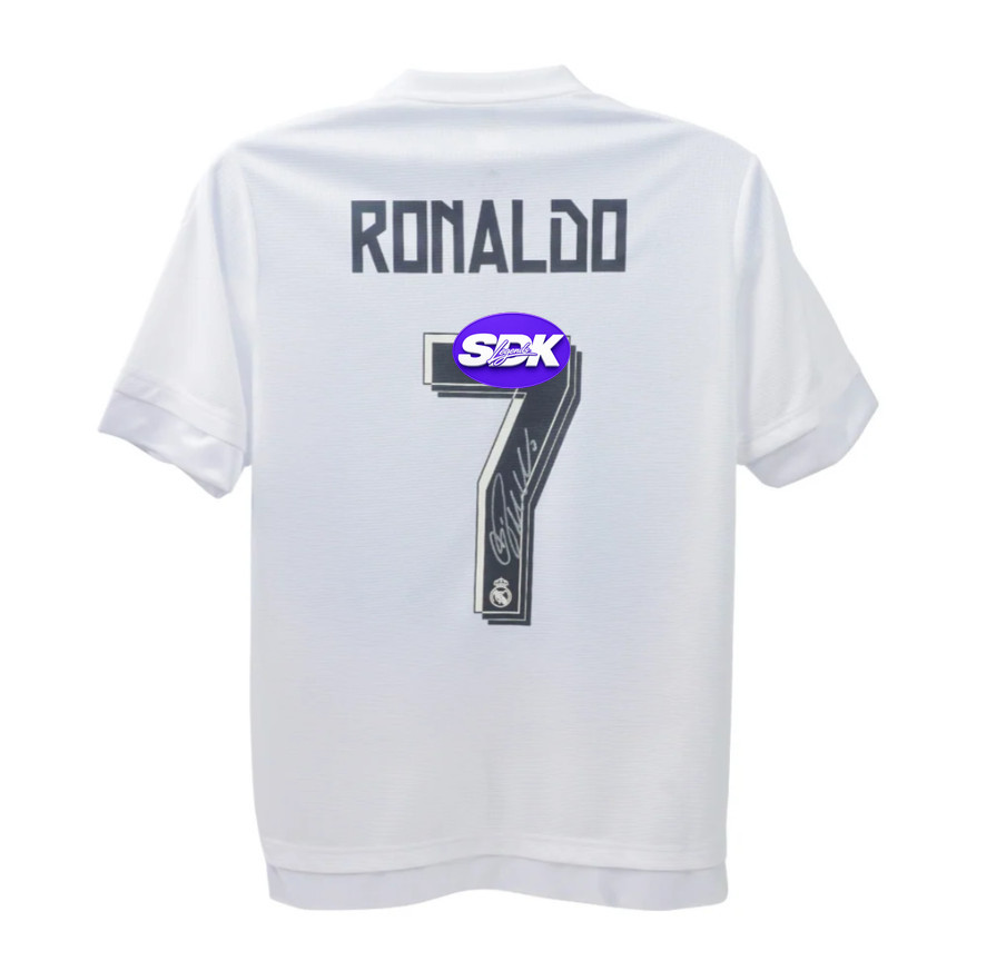 Cristiano Ronaldo Signed Real Madrid Madrid Jersey Fanatics COA