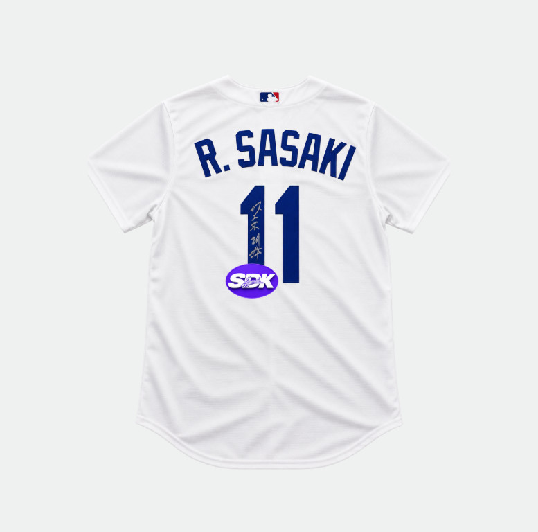 Roki Sasaki Signed Los Angeles Dodgers Jersey JSA COA