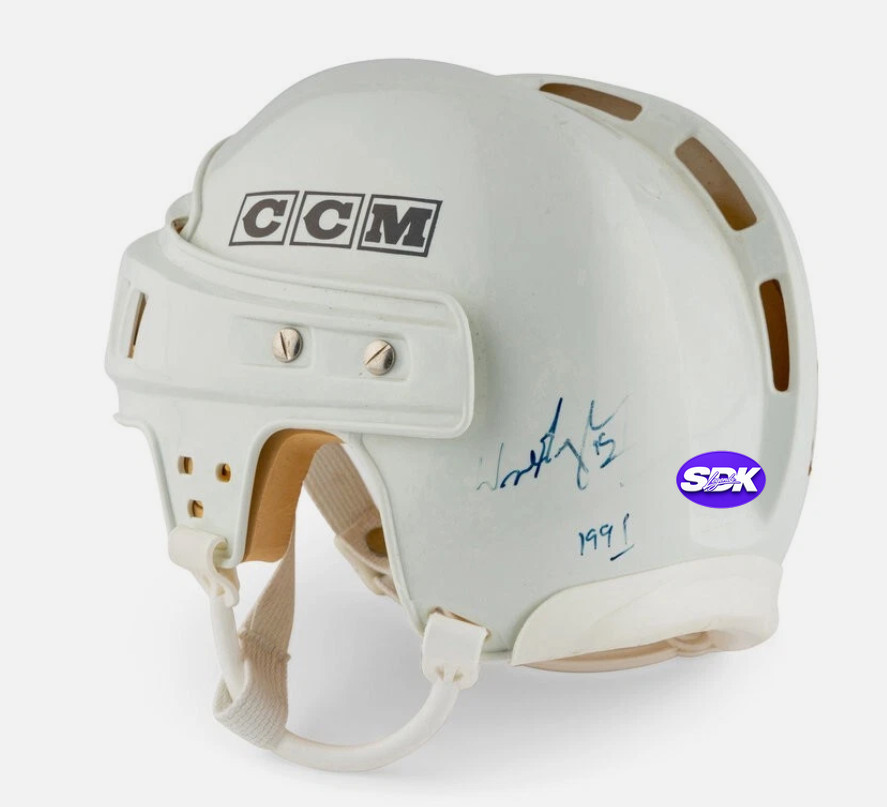 Wayne Gretzky Signed Los Angeles Kings Helmet BAS COA
