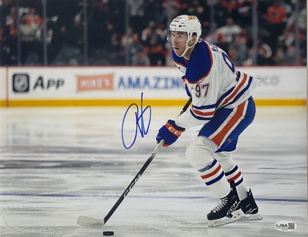 Connor McDavid Signed Photo JSA COA