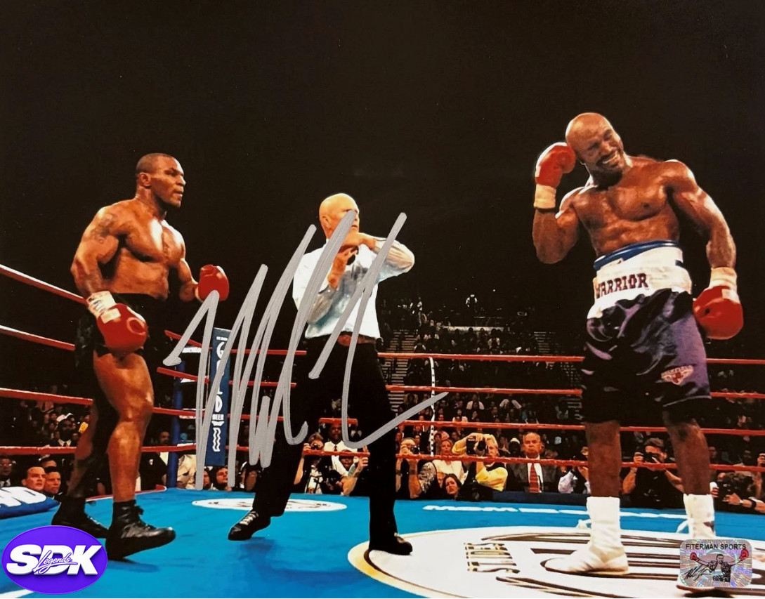 Mike Tyson Signed Photo BAS COA