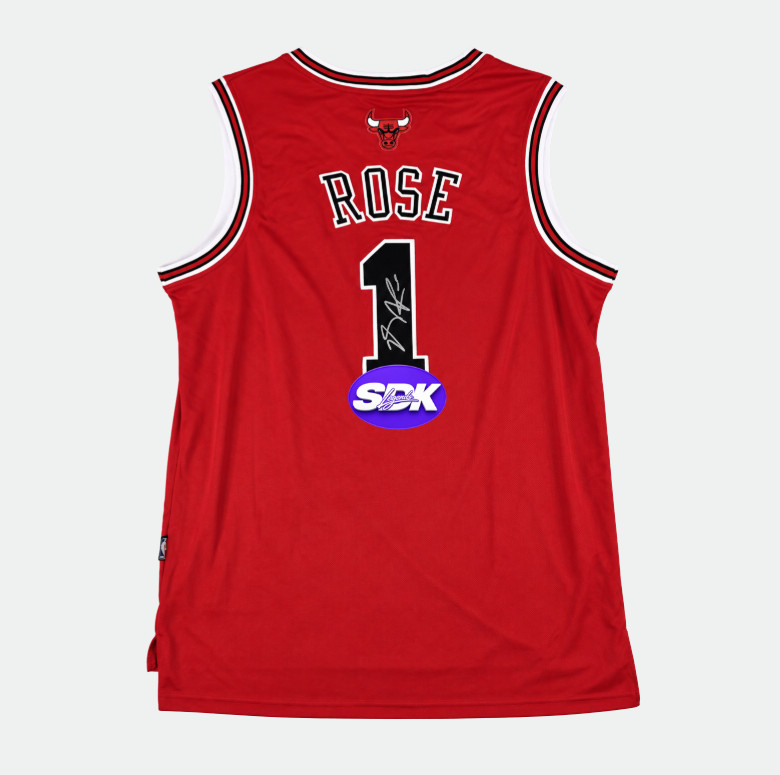 Derrick Rose Signed Jersey JSA COA
