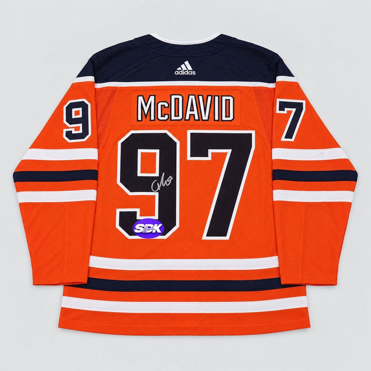 Connor McDavid Signed Edmonton Oilers Jersey BAS COA