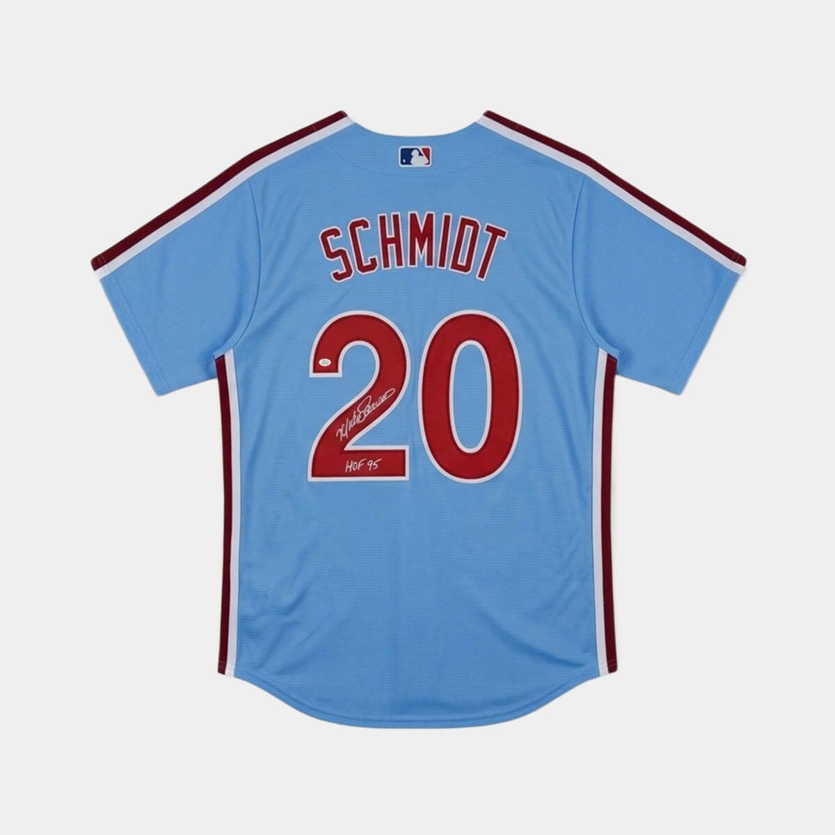 Mike Schmidt Jersey Hand Signed JSA