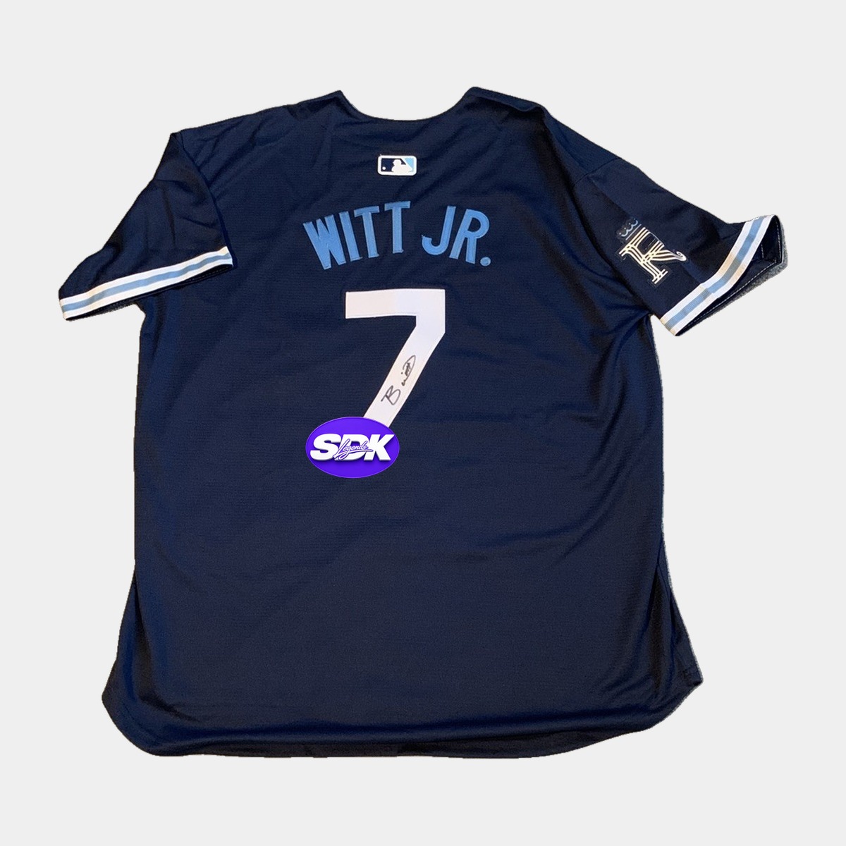 Bobby Witt Jr. Signed Kansas City Royals Jersey BAS COA