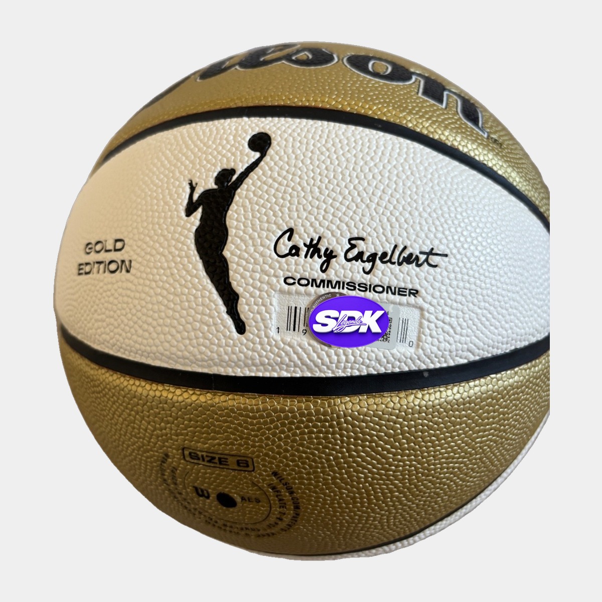Caitlin Clark Signed Indiana Fever Gold Edition Basketball BAS COA