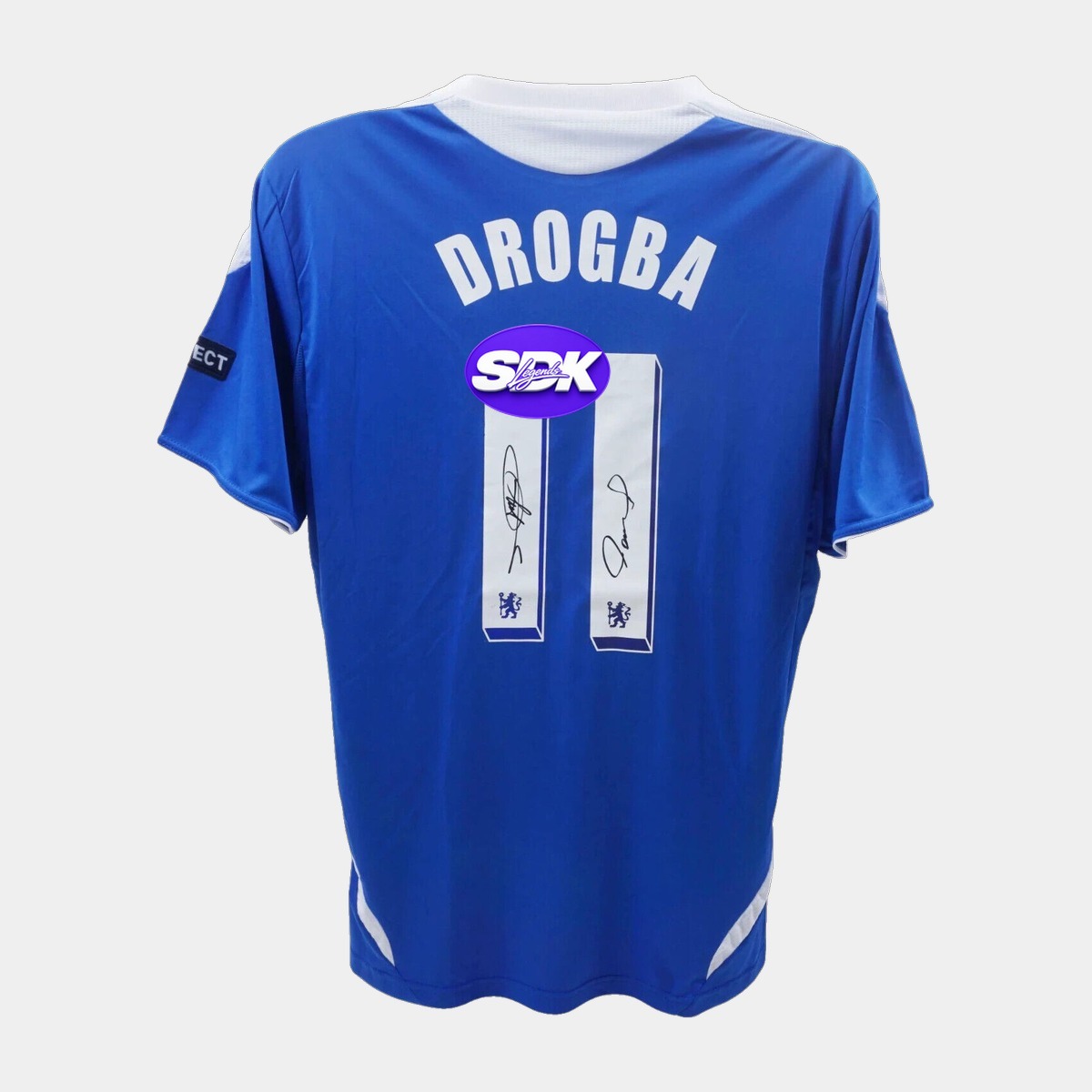 Didier Drogba Signed 2012 Jersey BAS COA