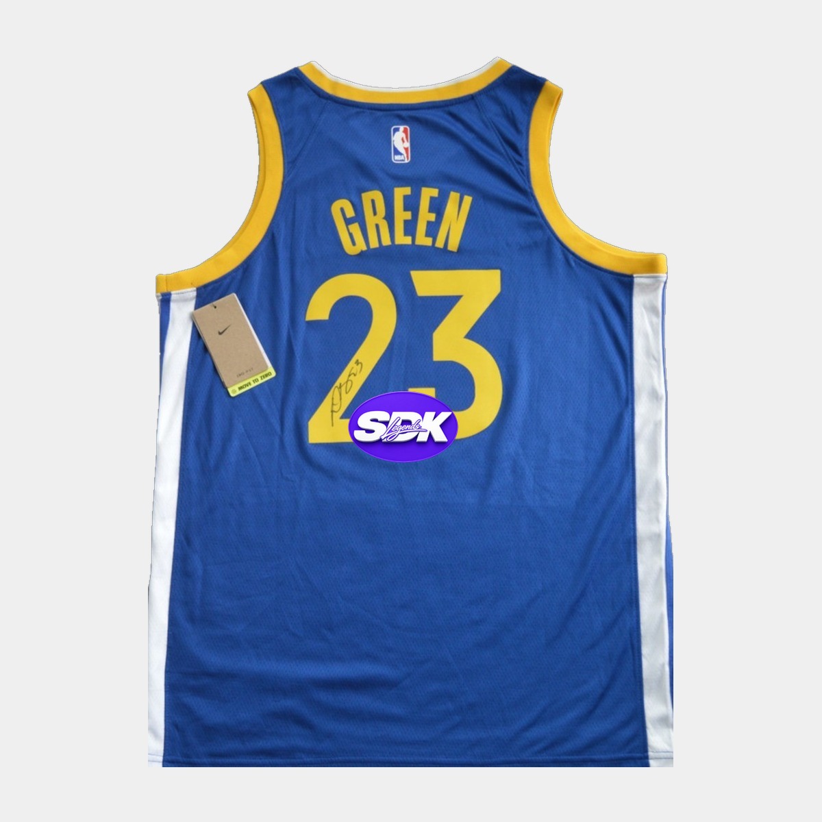 Draymond Green Signed Golden State Warriors Jersey BAS COA