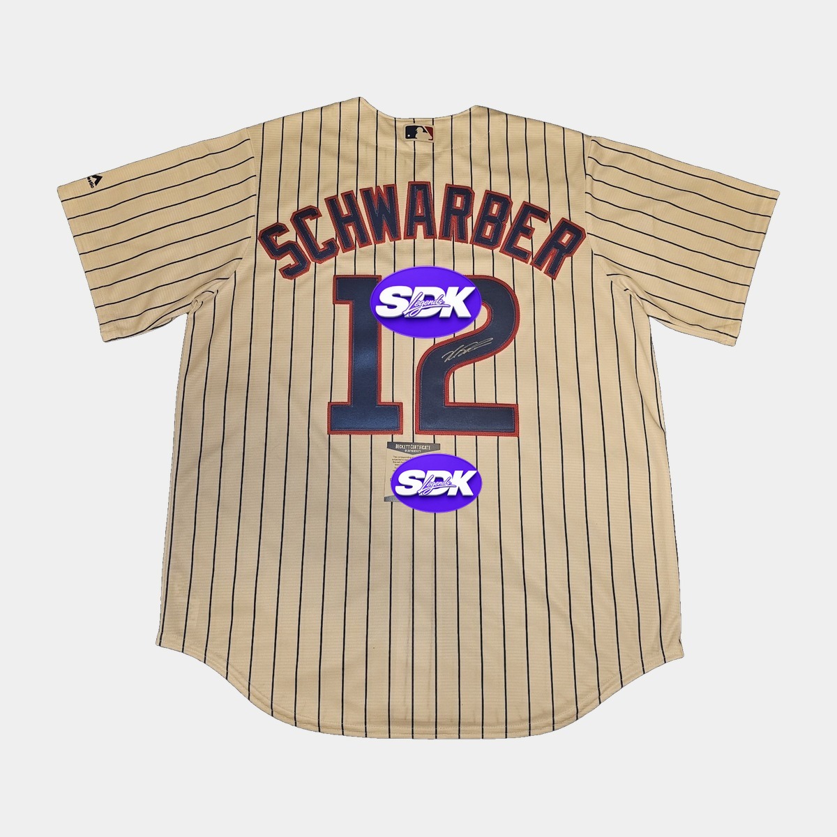Kyle Schwarber Signed Chicago Cubs Jersey BAS COA