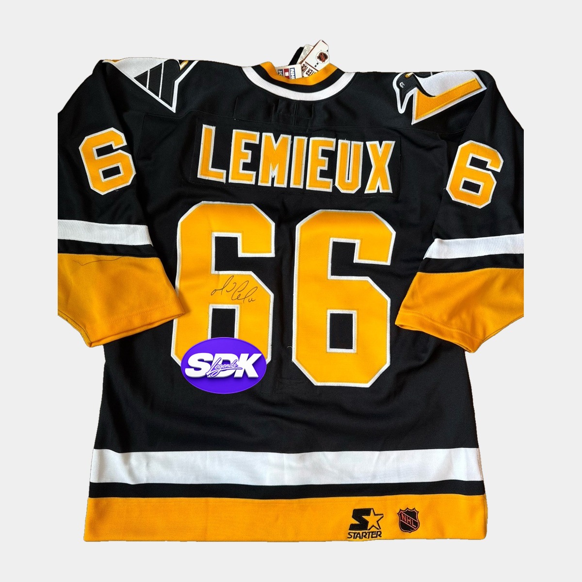 Mario Lemieux Signed Pittsburgh Penguins Jersey JSA COA