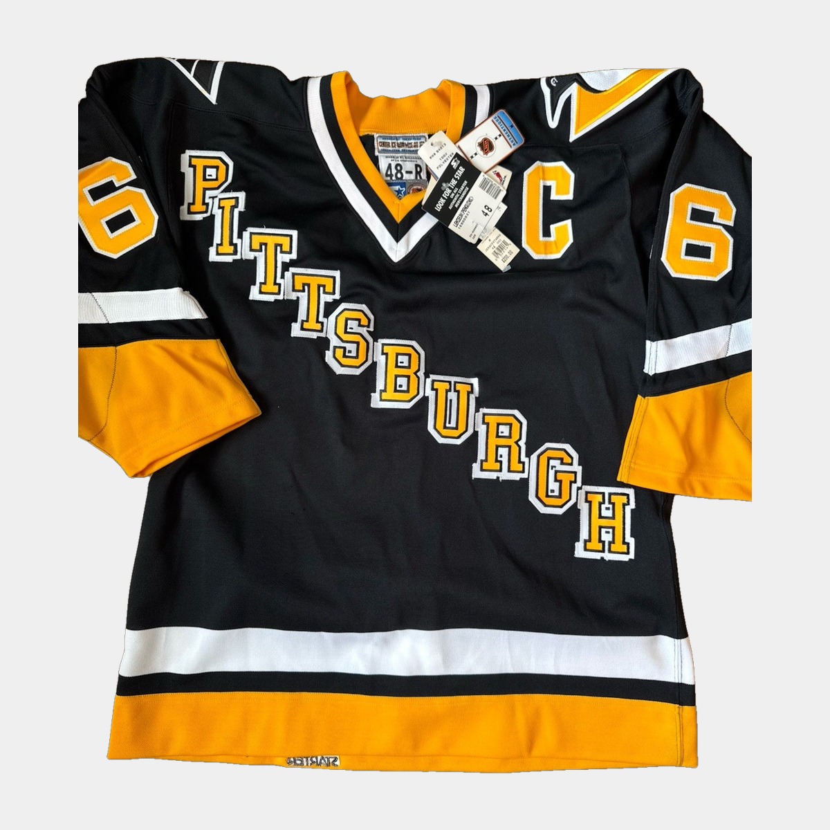 Mario Lemieux Signed Pittsburgh Penguins Jersey JSA COA - Image 2