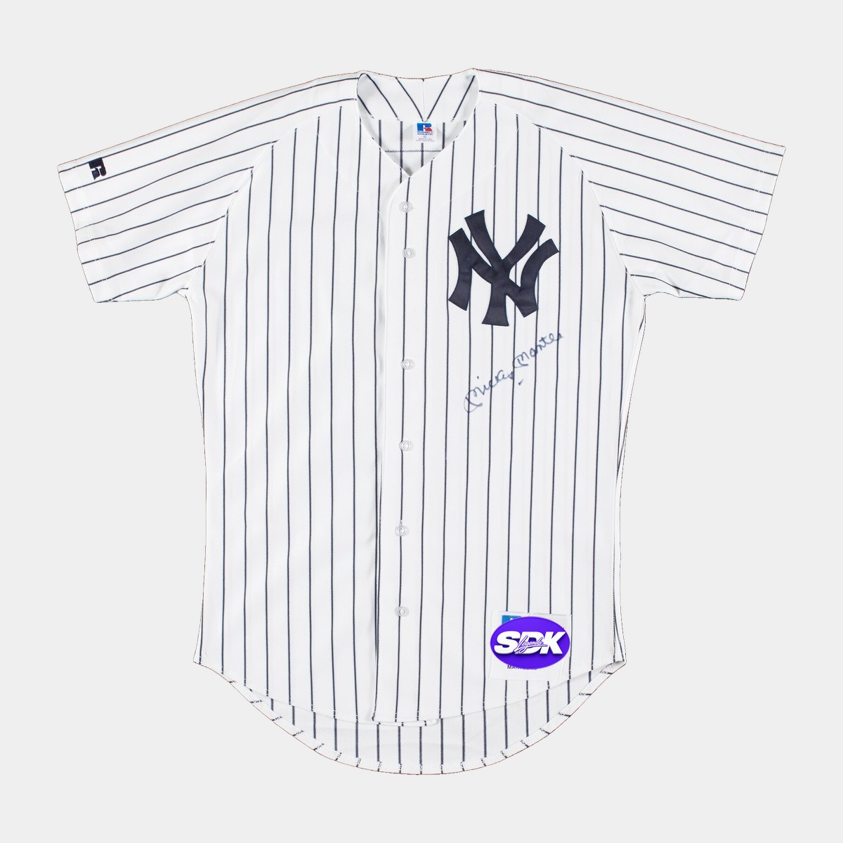 Mickey Mantle Signed 1992 New York Yankees Jersey BAS COA