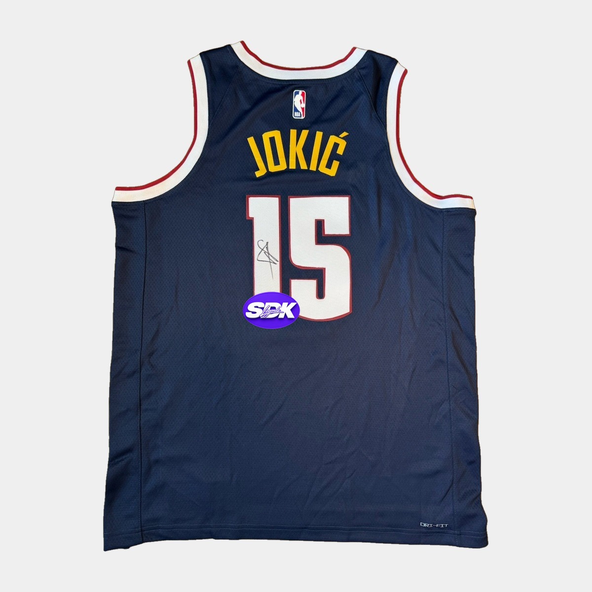 Nikola Jokic Signed Denver Nuggets Jersey BAS COA