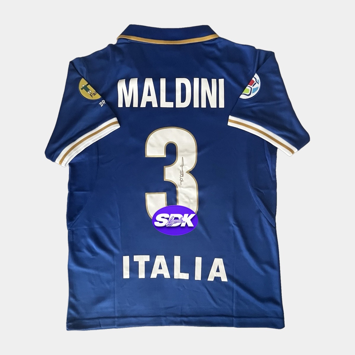 Paolo Maldini Signed Italy Jersey BAS COA