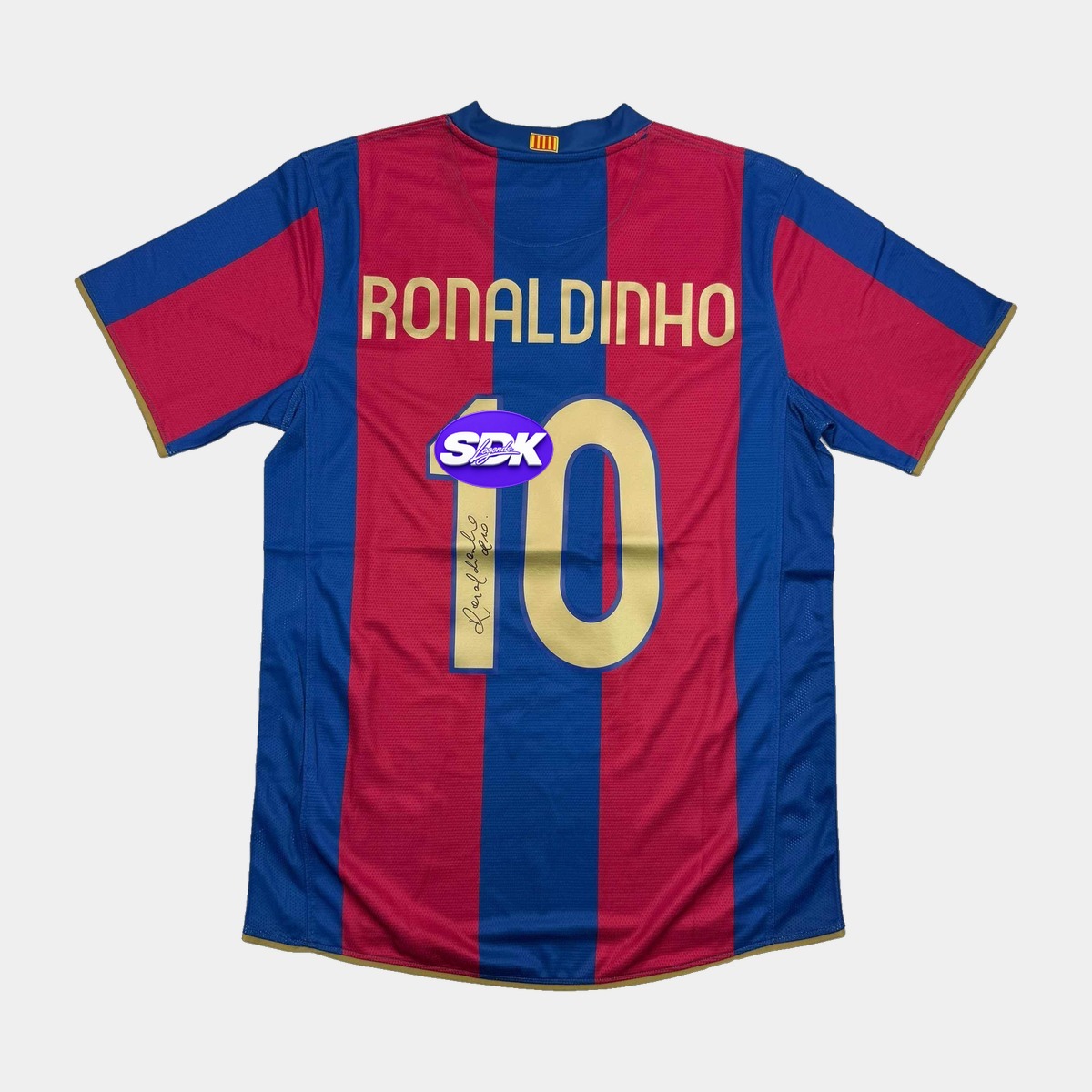 Ronaldinho Signed FC Barcelona Jersey BAS COA