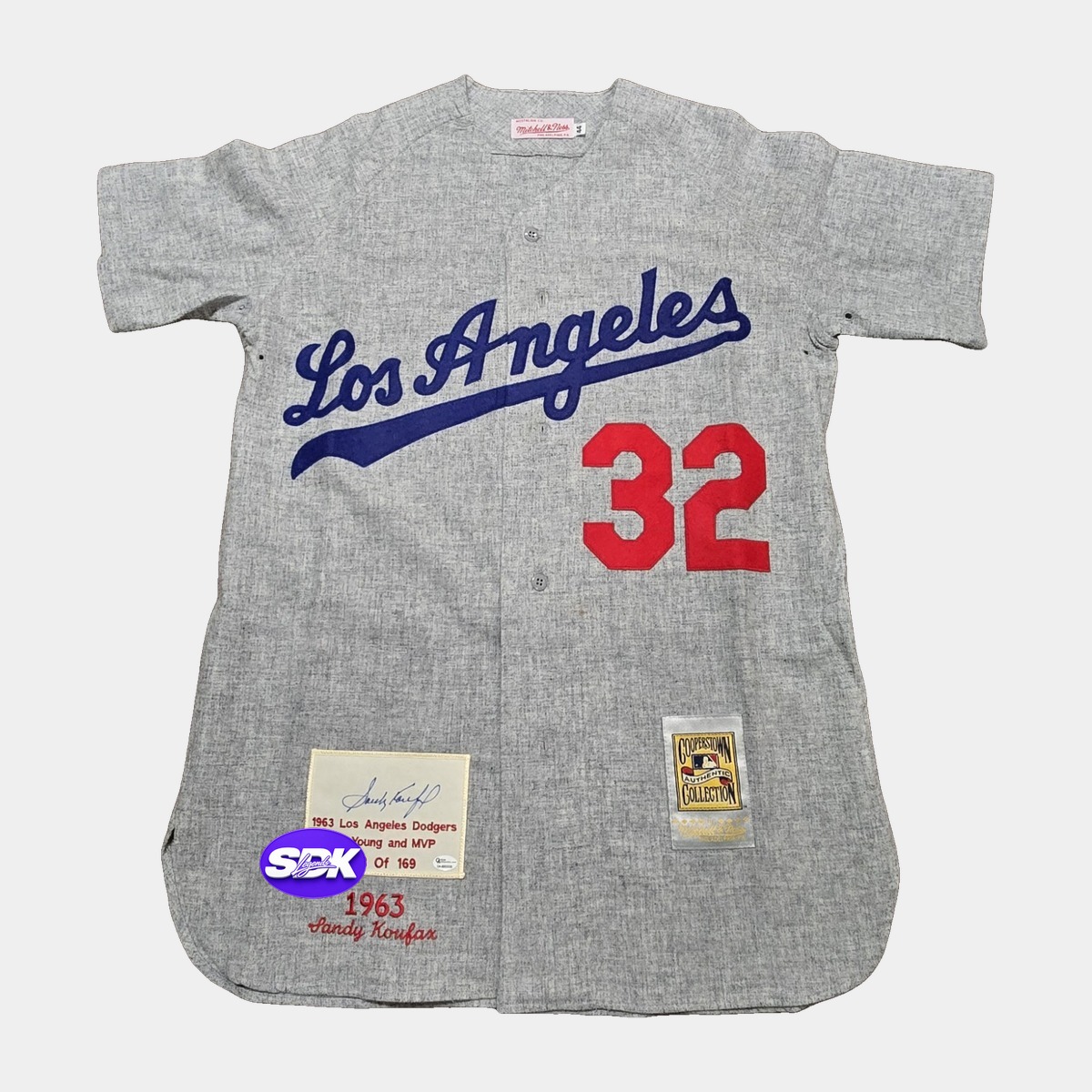 Sandy Koufax Signed Los Angeles Dodgers Jersey PSA COA