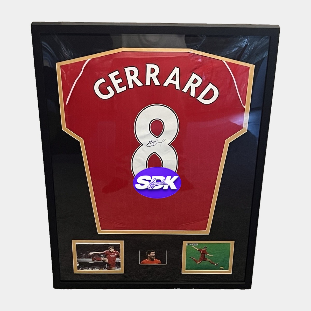 Steven Gerrard Signed Liverpool Jersey BAS COA