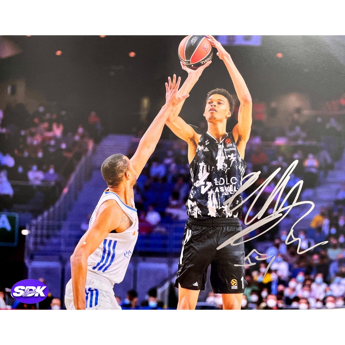 Victor Wembanyama Signed France Photo JSA COA