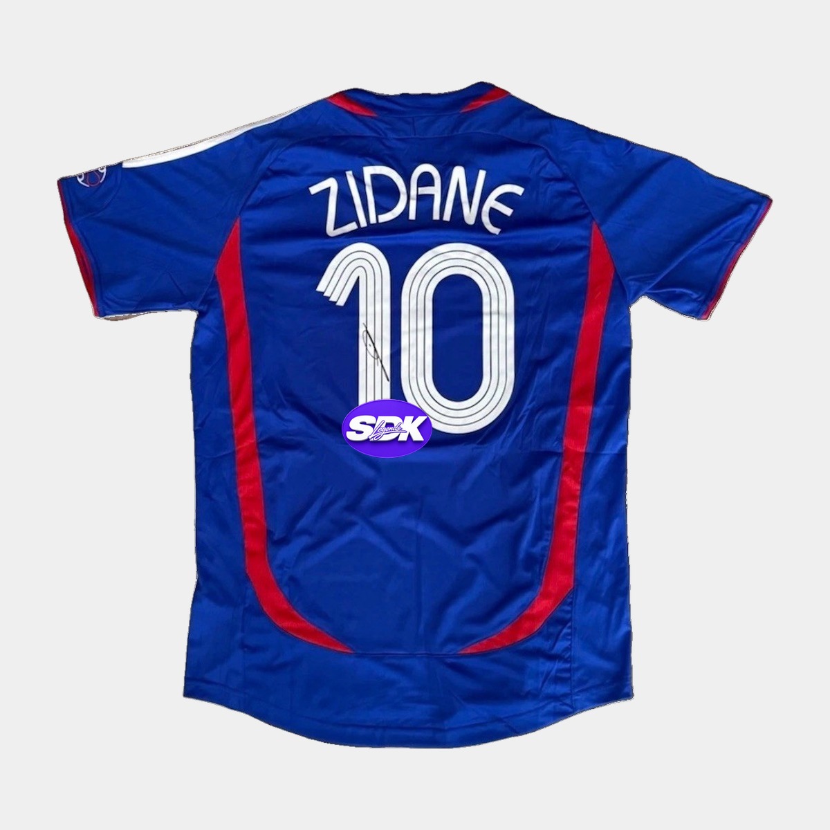 Zinedine Zidane Signed 2006 France Jersey BAS COA