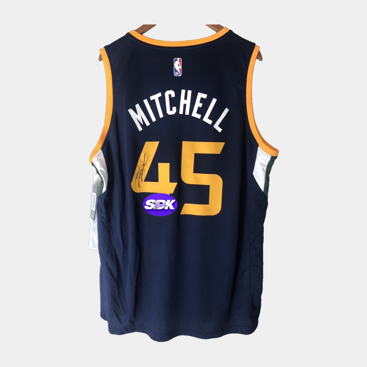 Donovan Mitchell Signed Utah Jazz Jersey BAS COA