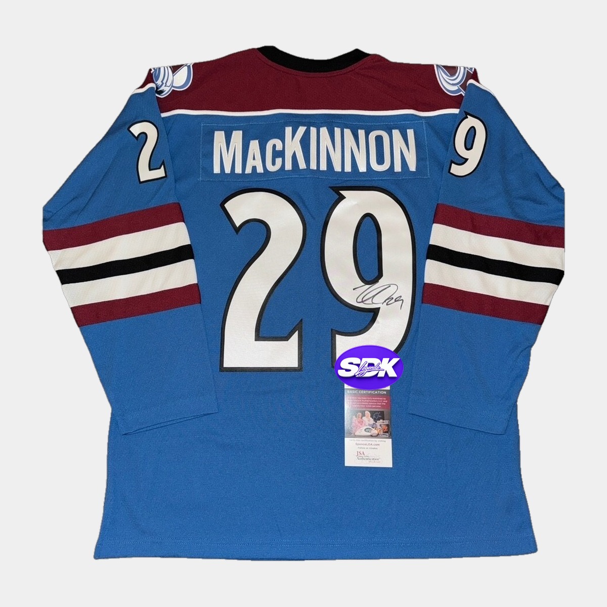 Nathan MacKinnon Signed Colorado Avalanche Jersey JSA COA