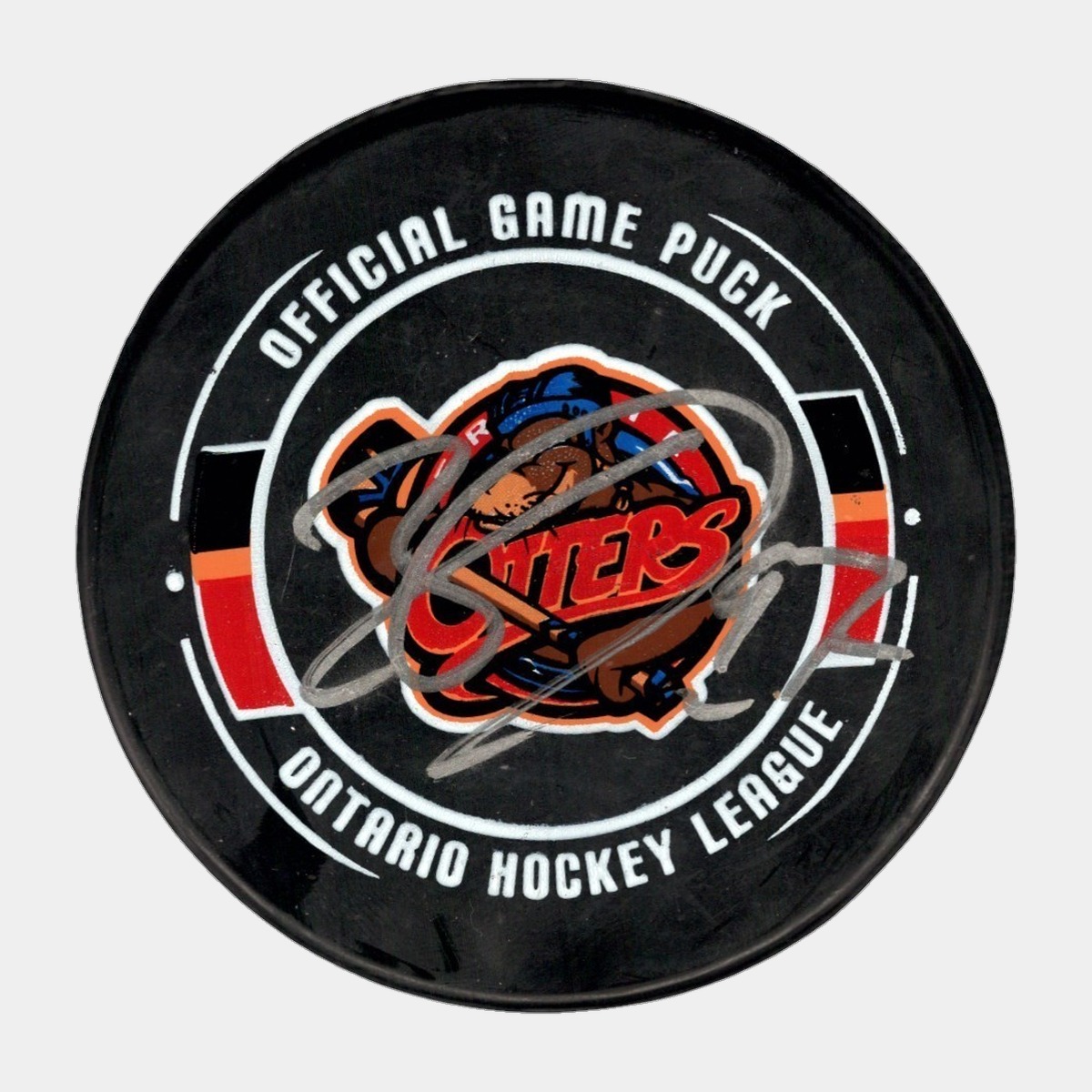 Connor McDavid Signed Erie Otters Puck JSA COA
