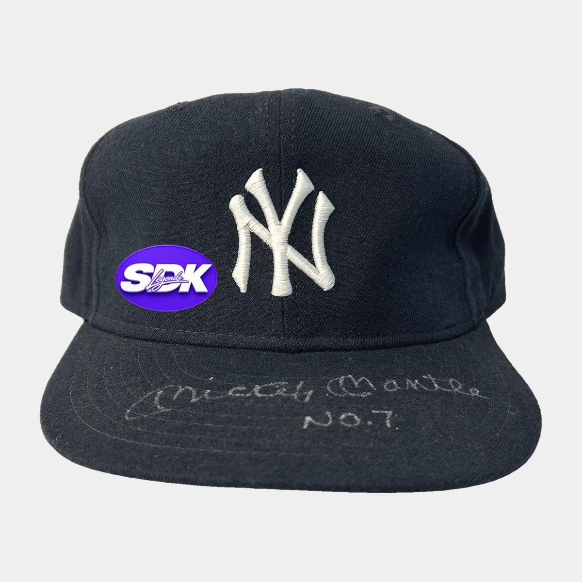 Mickey Mantle Signed Cap BAS COA
