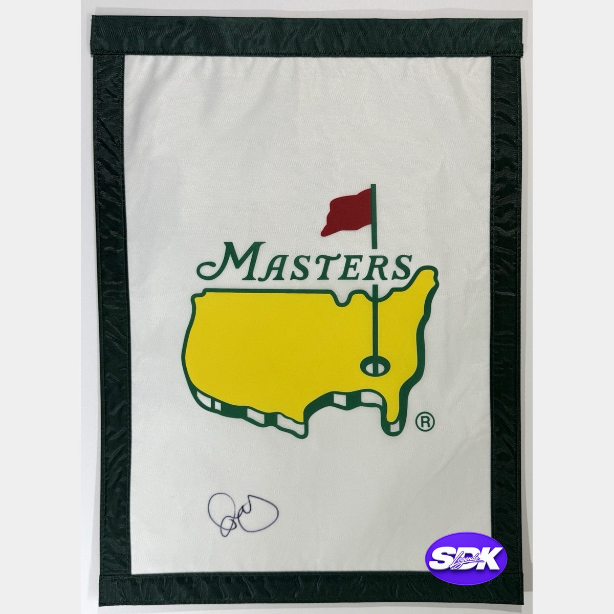 Rory McIlroy Signed 2026 Pin Flag BAS COA