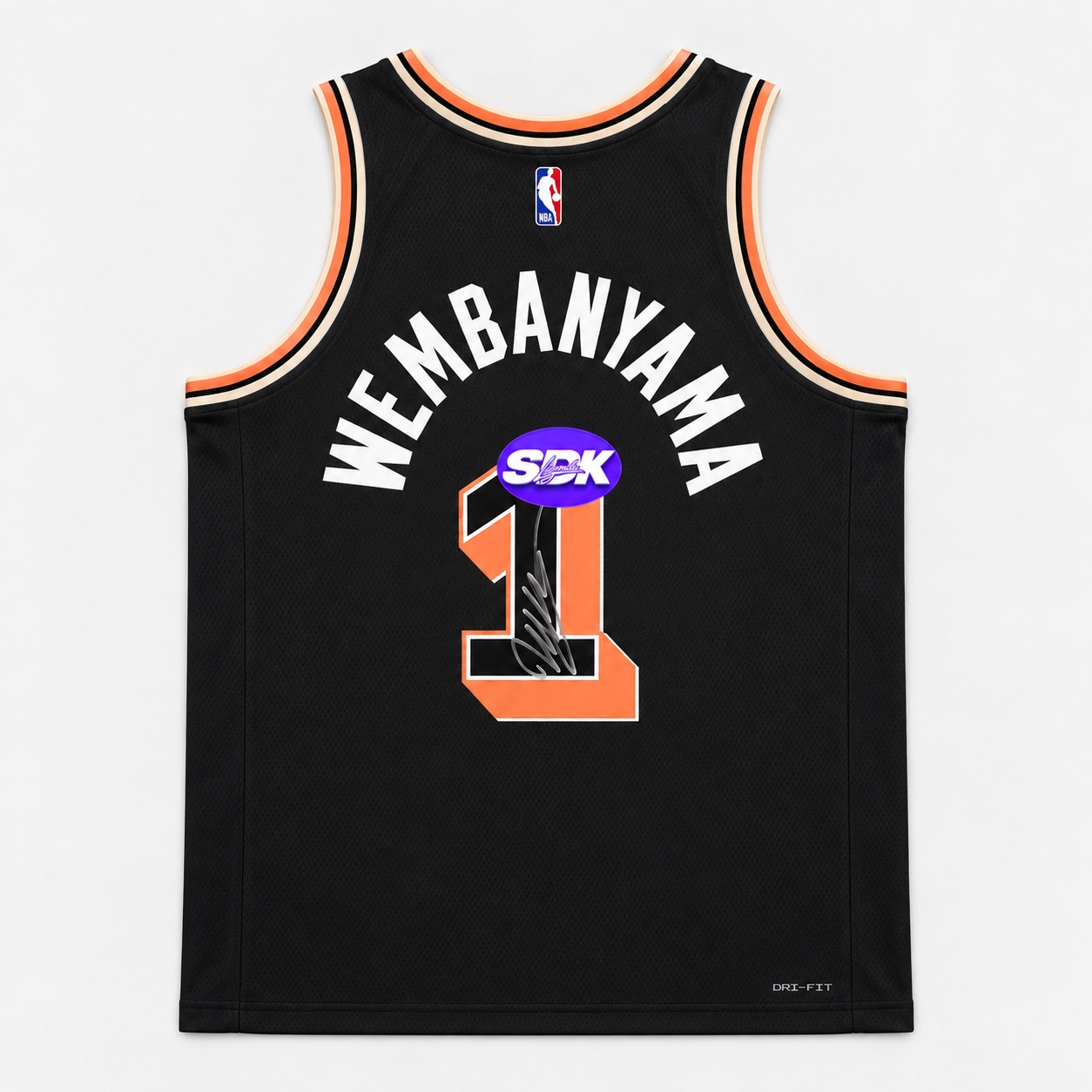Victor Wembanyama Autographed San Antonio Spurs #1 City Edition Nike Jersey Fanatics Authentic Hologram COA